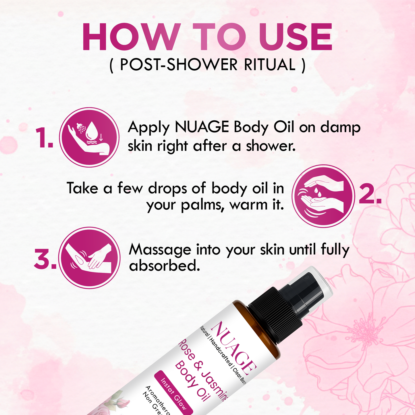 Rose & Jasmine Body Oil