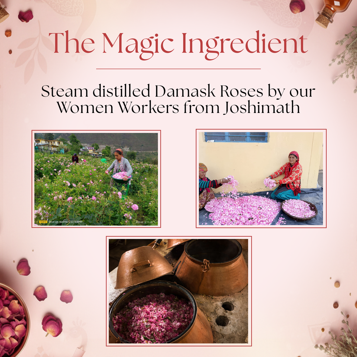 Damask Rose Water – Pure Natural Hydrosol