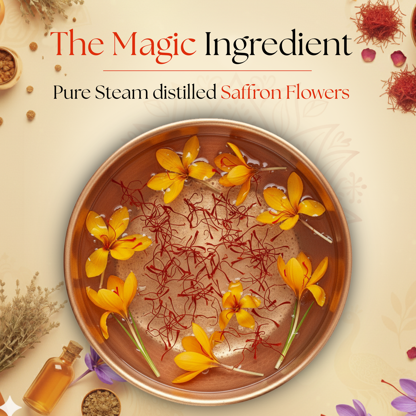 Saffron Face Mist – Pure Natural Hydrosol