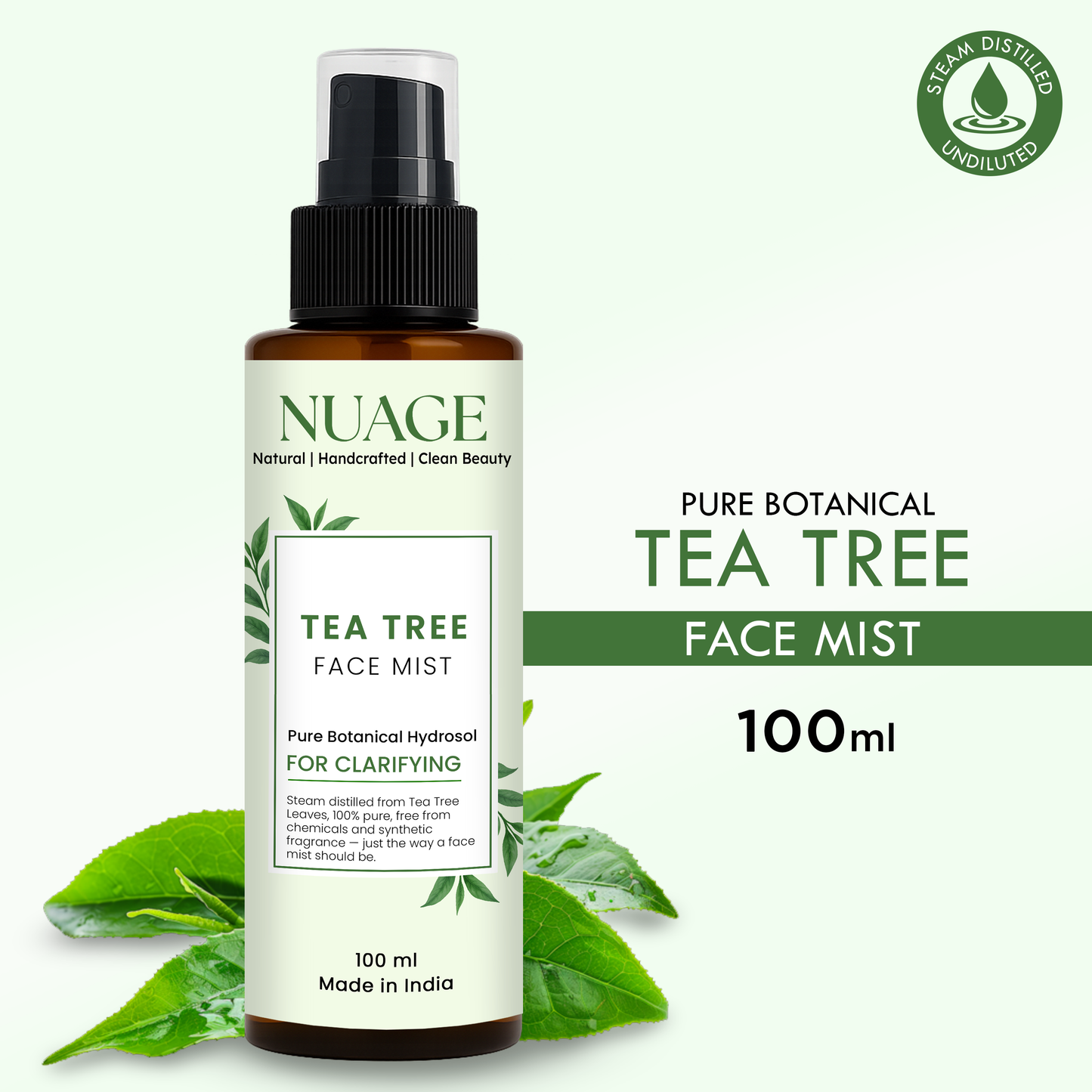 Tea Tree Face Mist – Pure Natural Hydrosol