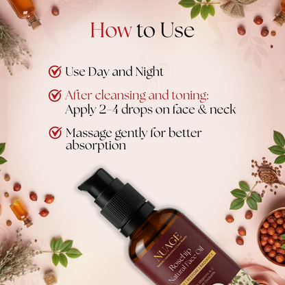 NUAGE- Rosehip Natural Face Oil